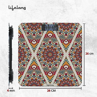 Lifelong Bloom LLWS54 Body Weighing Scale (Indian Cultural Series - Rajasthan Rural) Lifelong Bloom LLWS54 Body Weighing Scale (Indian Cultural Series - Rajasthan Rural)