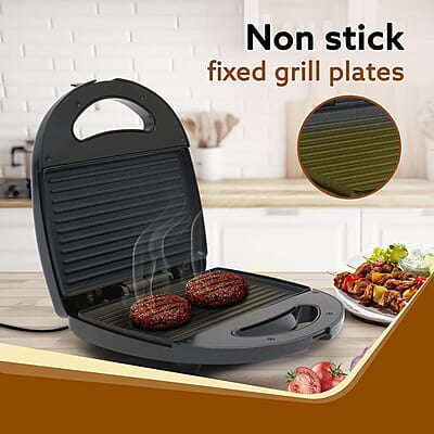 AGARO Delite Sandwich Maker, 750W, 4 Slice Non Stick Grill Plate AGARO Delite Sandwich Maker, 750W, 4 Slice Non Stick Grill Plate
