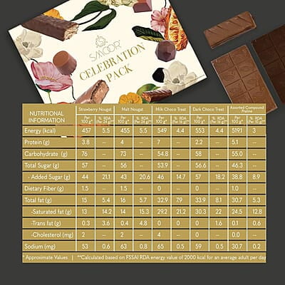 SMOOR Premium Celebration Box Chocolates Gift Pack Special Occasions Box of 20 (300gm) SMOOR Premium Celebration Box Chocolates Gift Pack Special Occasions Box of 20 (300gm)