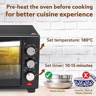 AGARO Marvel 19 Liters Oven Toaster Griller,Motorised Rotisserie Cake Baking Otg With 5 Heating Mode,(Black),1280 Watts AGARO Marvel 19 Liters Oven Toaster Griller,Motorised Rotisserie Cake Baking Otg With 5 Heating Mode,(Black),1280 Watts