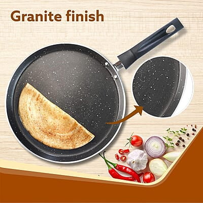 AGARO Elegant Non Stick Tawa, 28 cm Diameter, Induction and Gas Oven AGARO Elegant Non Stick Tawa, 28 cm Diameter, Induction and Gas Oven