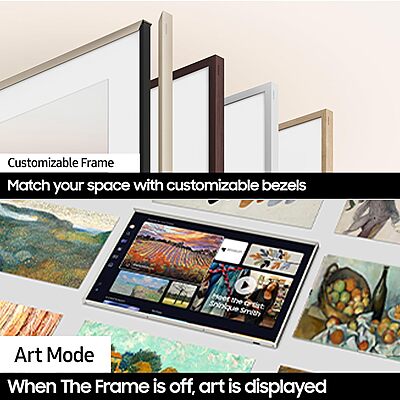 Samsung 125 cm (50 inches) The Frame Series 4K Ultra HD Smart QLED TV QA50LS03DAULXL Samsung 125 cm (50 inches) The Frame Series 4K Ultra HD Smart QLED TV QA50LS03DAULXL