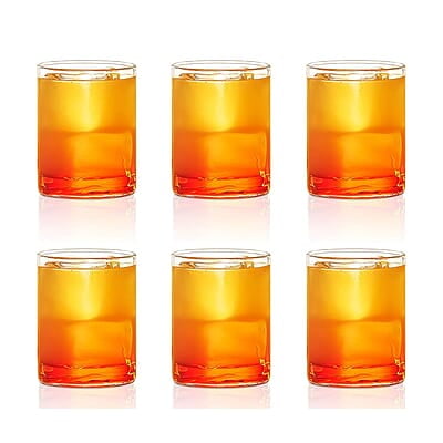 Borosil - Vision Glass Set, 120 Ml, Set of 6, Transparent