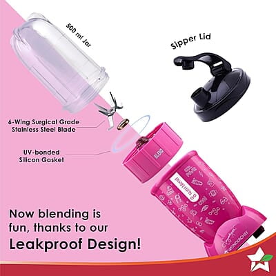 Wonderchef Nutri-blend GO, 22000 RPM 400 W 1 Unbreakable Jar Wonderchef Nutri-blend GO, 22000 RPM 400 W 1 Unbreakable Jar