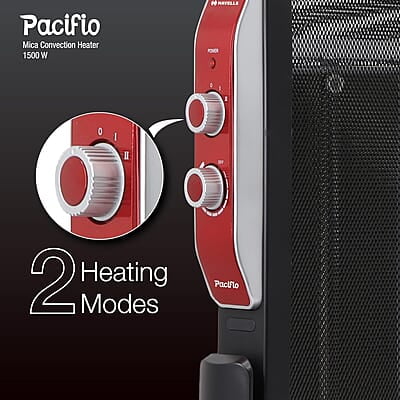 Havells Room Heater 1500W Pacifio Mica| Micathermic Technology for Rapid & Instant Heating Havells Room Heater 1500W Pacifio Mica| Micathermic Technology for Rapid & Instant Heating