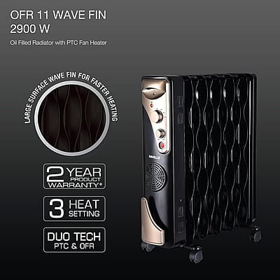 Havells OFR 11 2900 Watts Wave Fin with PTC Fan Heater Havells OFR 11 2900 Watts Wave Fin with PTC Fan Heater