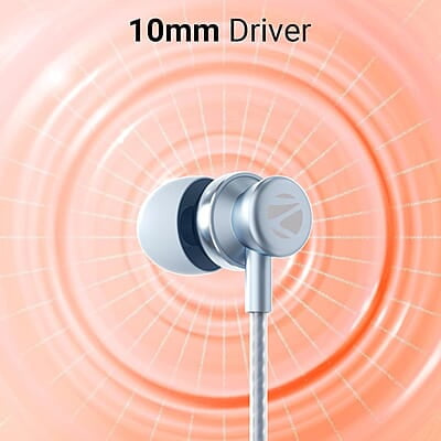 ZEBRONICS BUDS C10 in-Ear Type-C Earphone with in-line Mic, Metallic Design, Volume Control, 1.2m Cable, 10mm Driver ZEBRONICS BUDS C10 in-Ear Type-C Earphone with in-line Mic, Metallic Design, Volume Control, 1.2m Cable, 10mm Driver