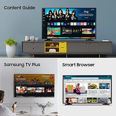 Samsung 80 cm (32 Inches) Wondertainment Series HD Ready LED Smart TV UA32T4340BKXXL Samsung 80 cm (32 Inches) Wondertainment Series HD Ready LED Smart TV UA32T4340BKXXL