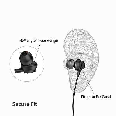 Blaupunkt EM10 in-Ear Wired Earphone with Mic and Deep Bass HD Sound Mobile Headset with Noise Isolation and with customised Extra Ear gels Blaupunkt EM10 in-Ear Wired Earphone with Mic and Deep Bass HD Sound Mobile Headset with Noise Isolation and with customised Extra Ear gels