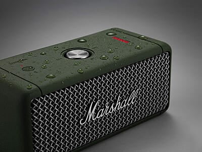 Marshall Emberton 1005944 20W Bluetooth, Wireless Bookshelf Speaker - Forest