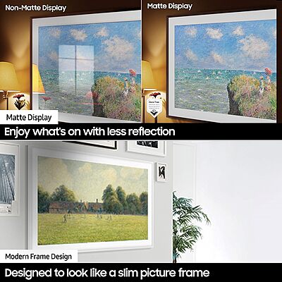Samsung 163 cm (65 inches) The Frame Series 4K Ultra HD Smart QLED TV QA65LS03DAULXL Samsung 163 cm (65 inches) The Frame Series 4K Ultra HD Smart QLED TV QA65LS03DAULXL