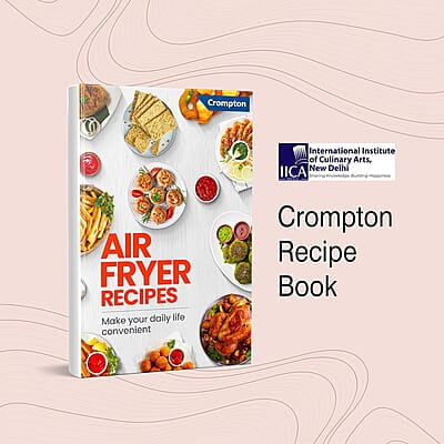 Crompton NourisPro 4.5 Ltr Air Fryer with Quick Fry Technology 1500 Watts Super Helix Heating element Crompton NourisPro 4.5 Ltr Air Fryer with Quick Fry Technology 1500 Watts Super Helix Heating element