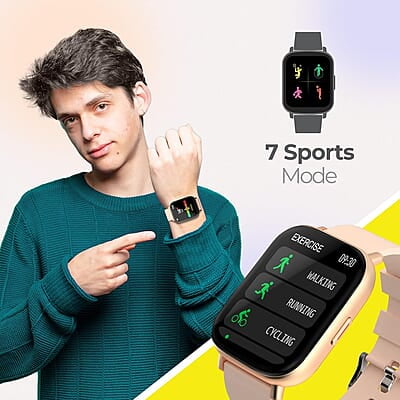 Zebronics ZEB-FIT7220CH Smart Fitness Watch with Call Function via Built-in Speaker & Mic Zebronics ZEB-FIT7220CH Smart Fitness Watch with Call Function via Built-in Speaker & Mic