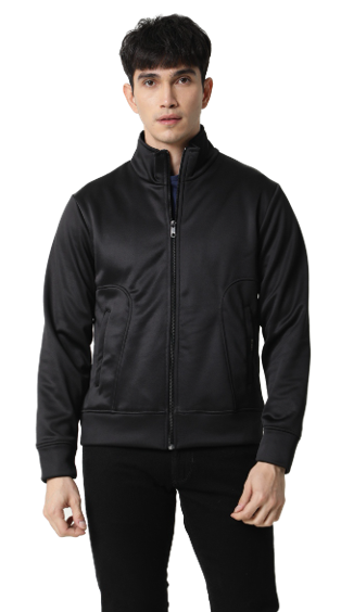 RARE RABBIT BONDED FLEECE JACKET PETROL