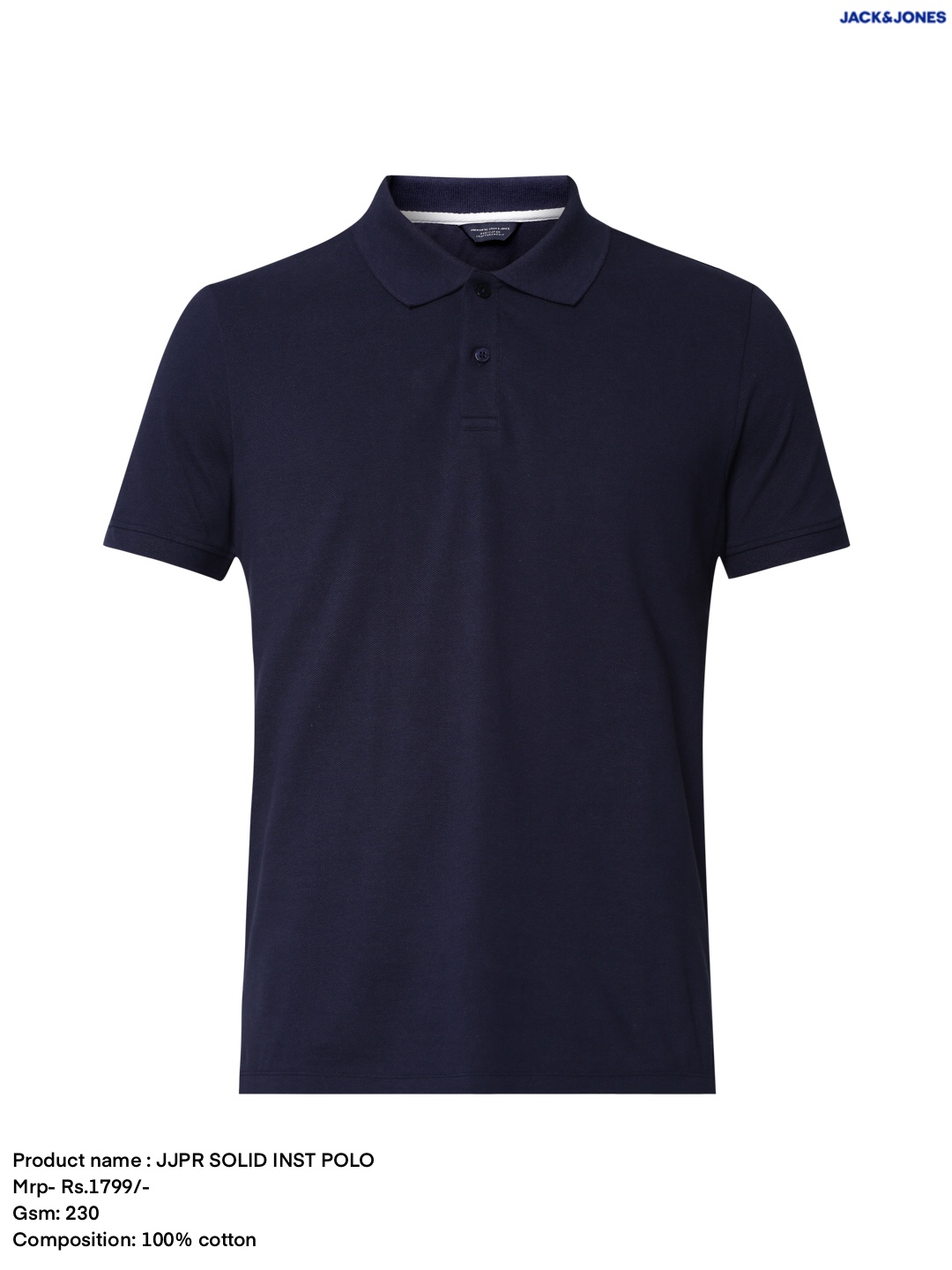 Jac & Jones Plain Polo T- shirt Jac & Jones Plain Polo T- shirt