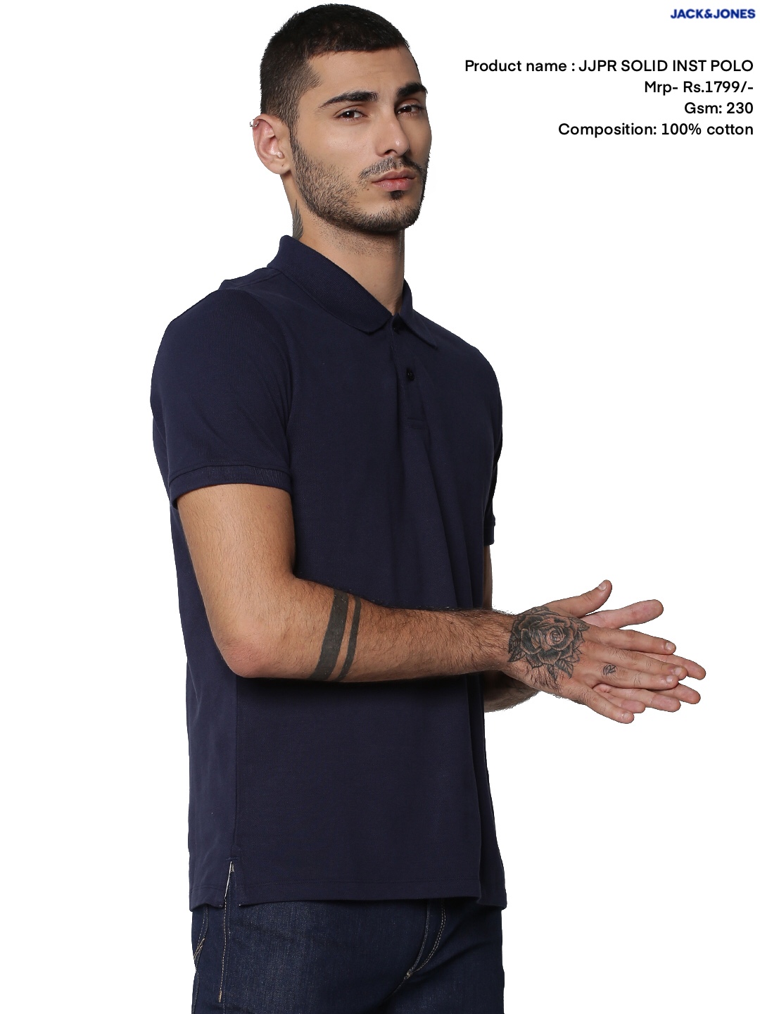 Jac & Jones Plain Polo T- shirt Jac & Jones Plain Polo T- shirt
