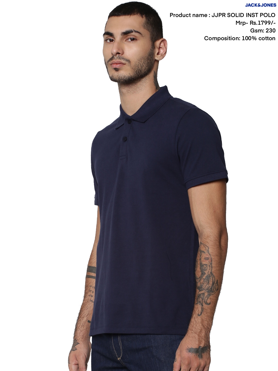 Jac & Jones Plain Polo T- shirt Jac & Jones Plain Polo T- shirt