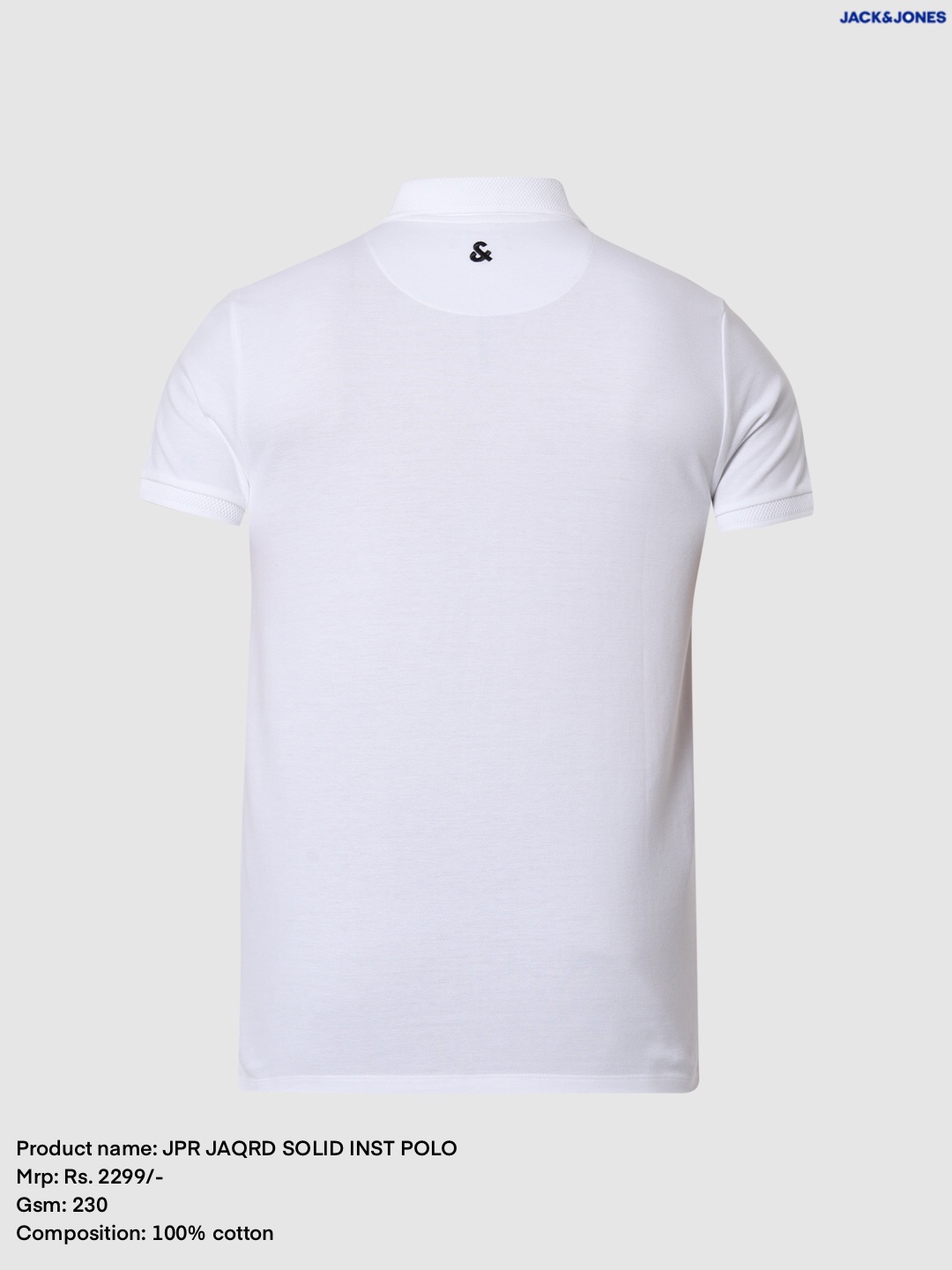 Jack & Jones Jacquard Polo T-Shirt Jack & Jones Jacquard Polo T-Shirt