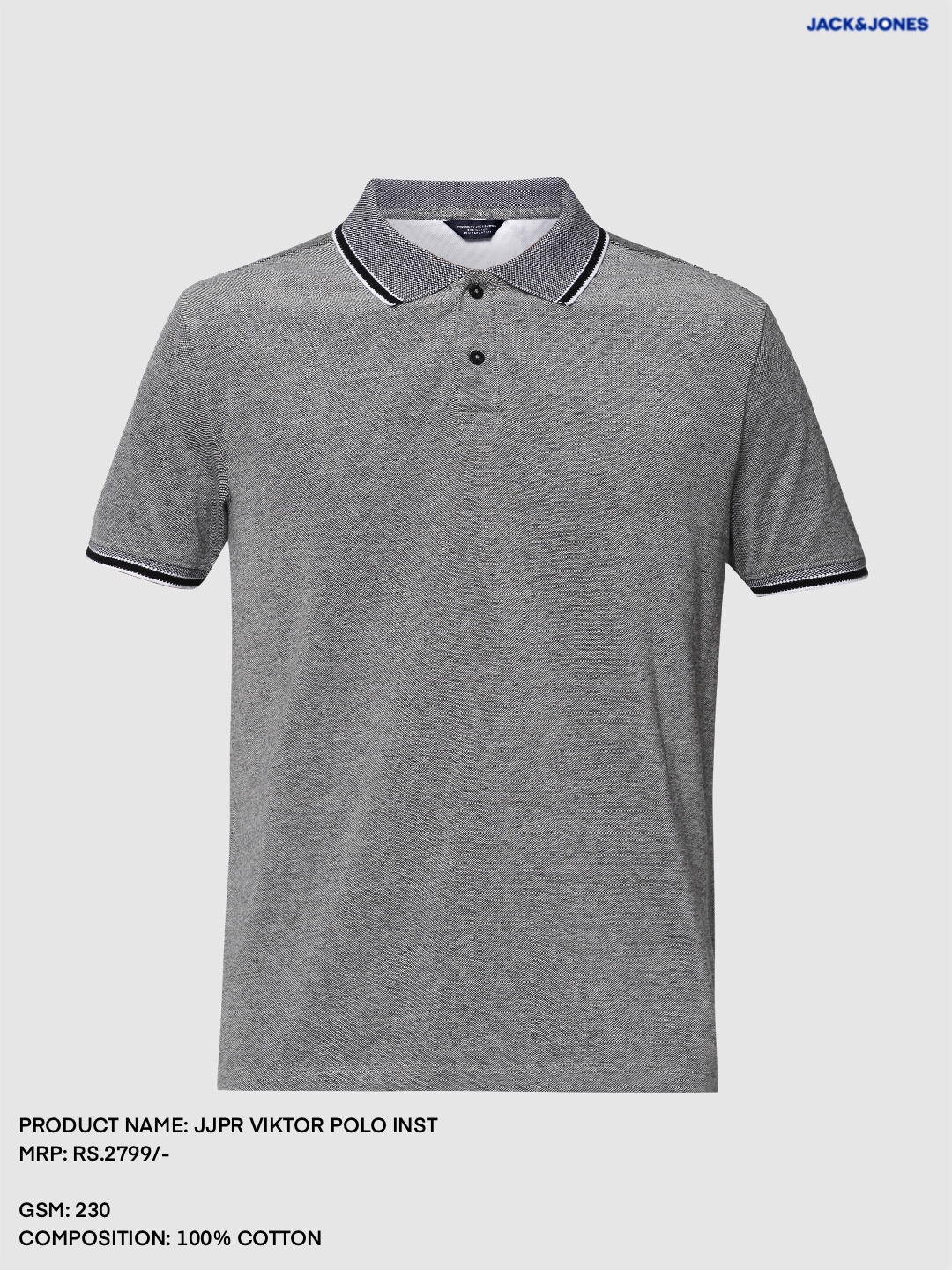 Jack & Jones Victor Polo T- Shirt Multicolor Jack & Jones Victor Polo T- Shirt Multicolor