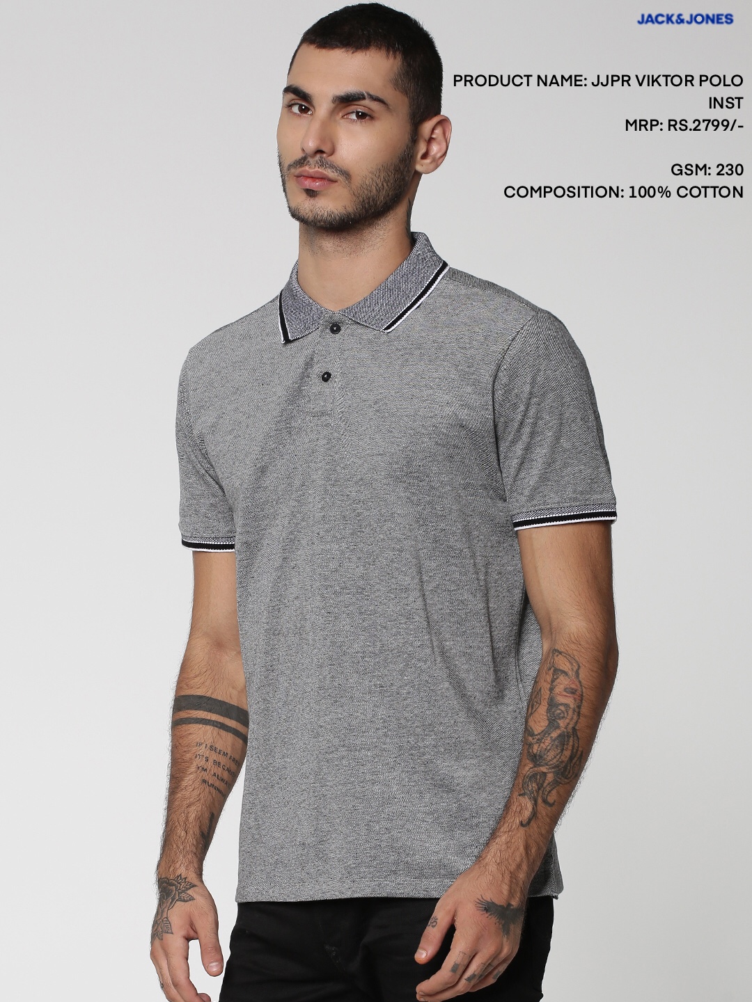 Jack & Jones Victor Polo T- Shirt Multicolor Jack & Jones Victor Polo T- Shirt Multicolor