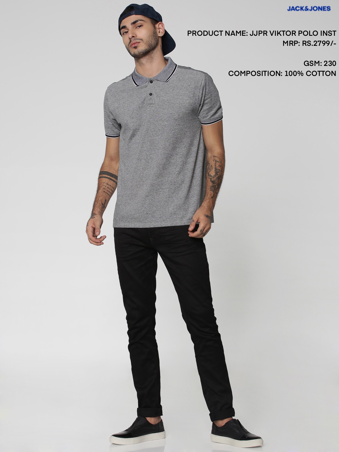 Jack & Jones Victor Polo T- Shirt Multicolor Jack & Jones Victor Polo T- Shirt Multicolor
