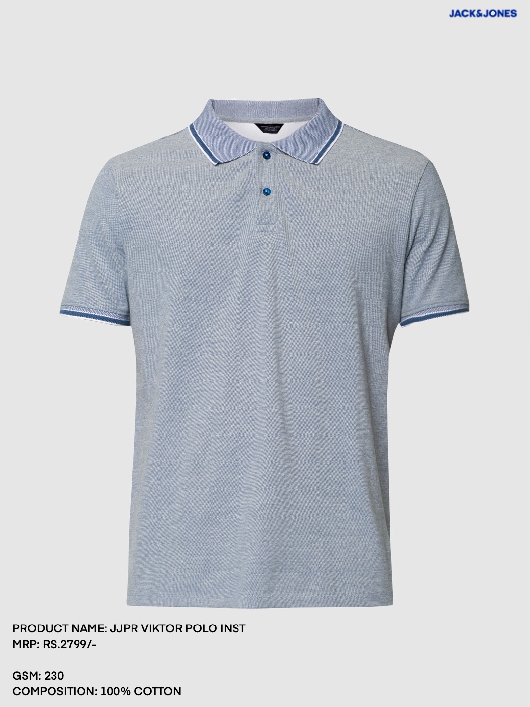 Jack & Jones Victor Polo T- Shirt Multicolor Jack & Jones Victor Polo T- Shirt Multicolor