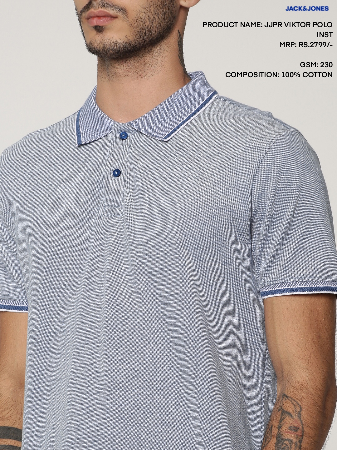 Jack & Jones Victor Polo T- Shirt Multicolor Jack & Jones Victor Polo T- Shirt Multicolor
