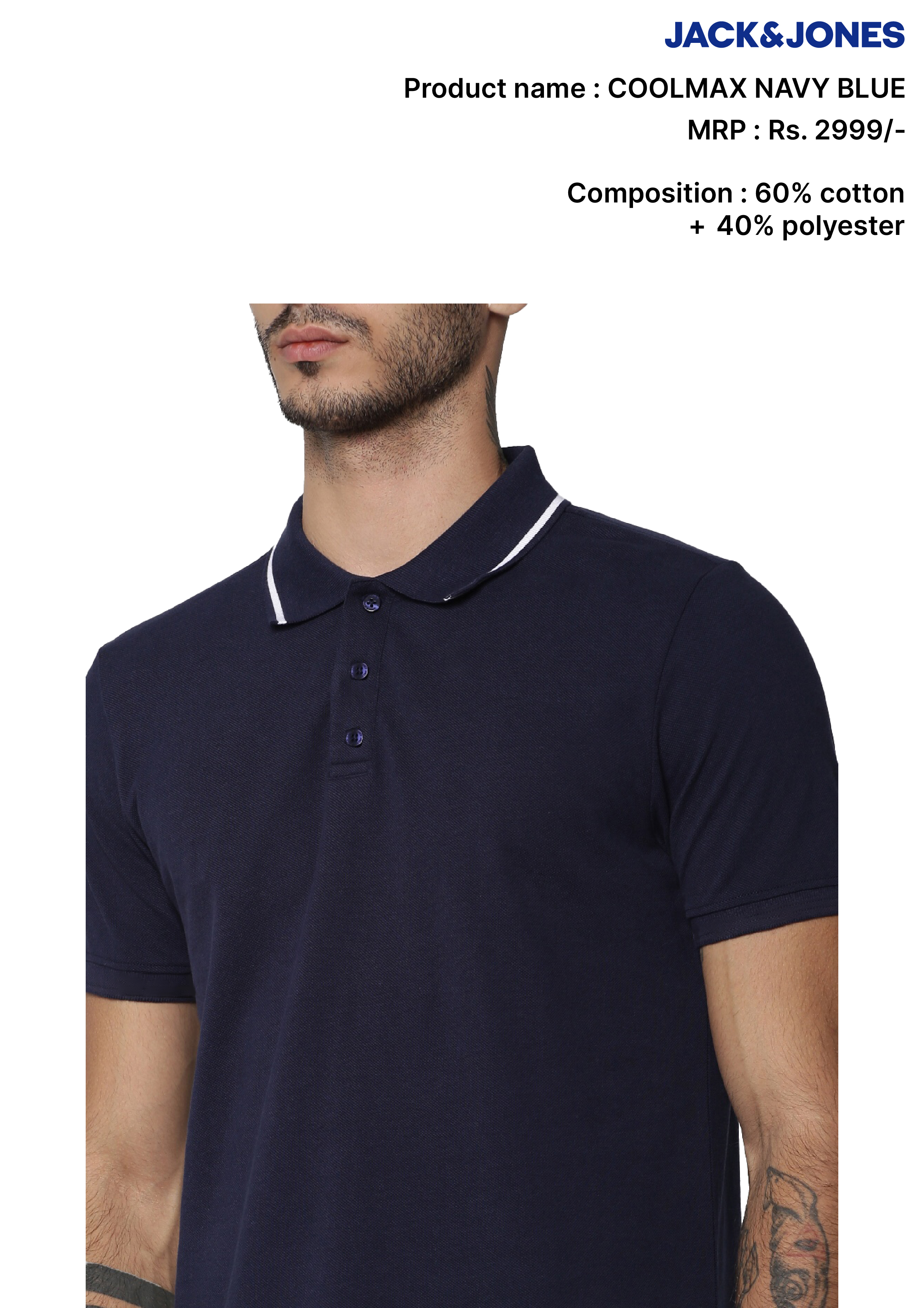 Jack & Jones Coolmax Polo T- Shirt Multicolor