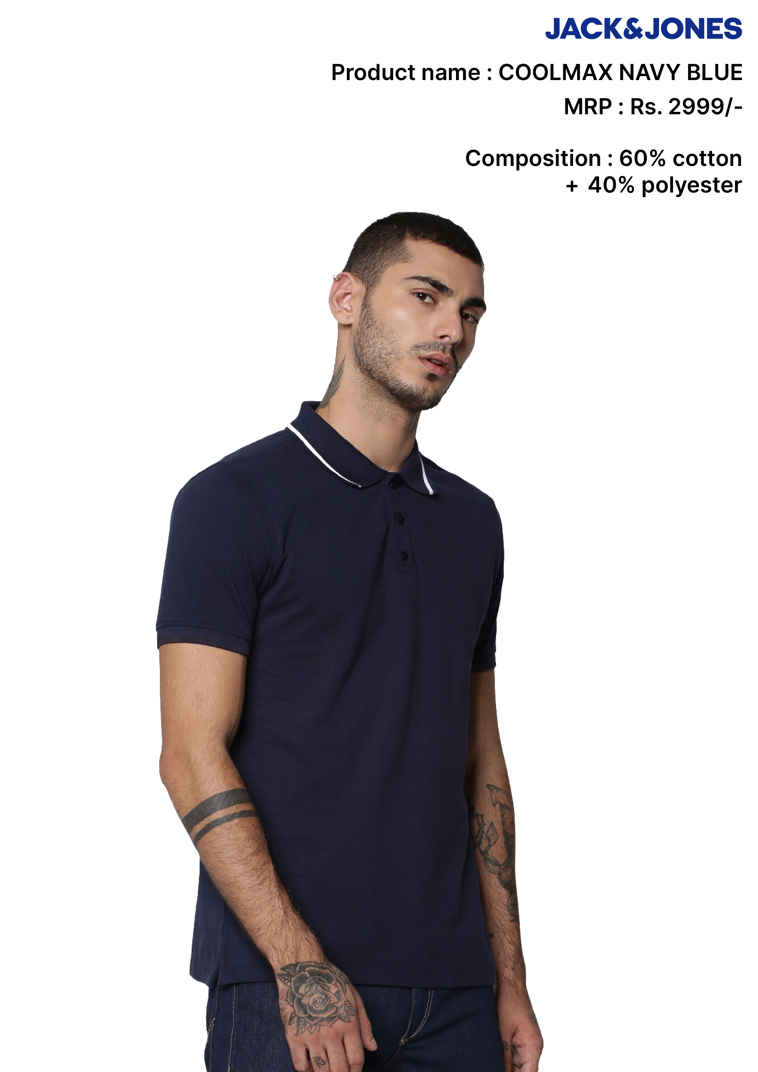 Jack & Jones Coolmax Polo T- Shirt Multicolor