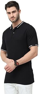 Rare Rabbit Signature Round Neck Navy Blue