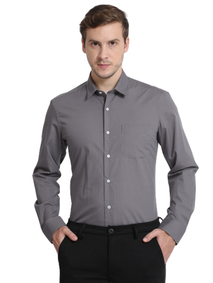 RARE RABBIT FORMAL SHIRT GREY