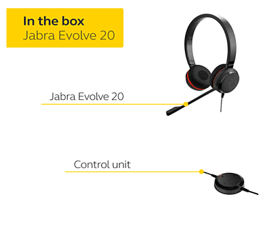 Jabra Evolve 20 Ms Stereo Jabra Evolve 20 Ms Stereo