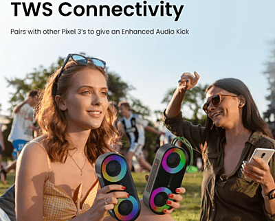 Portronics Pixel 3 10W Portable Wireless Bluetooth Speaker Portronics Pixel 3 10W Portable Wireless Bluetooth Speaker