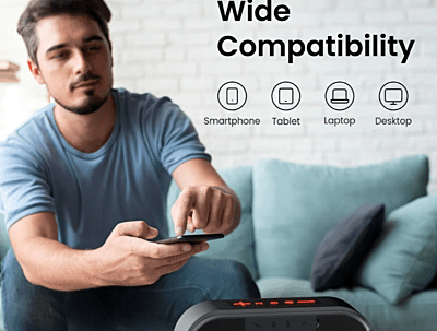 Portronics Pixel 3 10W Portable Wireless Bluetooth Speaker Portronics Pixel 3 10W Portable Wireless Bluetooth Speaker