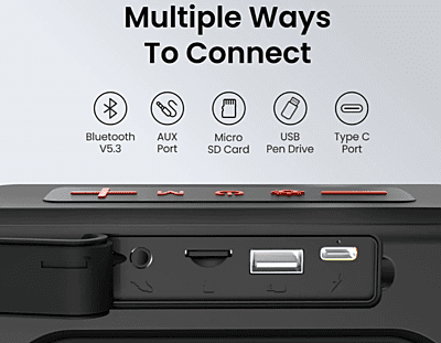 Portronics Pixel 3 10W Portable Wireless Bluetooth Speaker Portronics Pixel 3 10W Portable Wireless Bluetooth Speaker