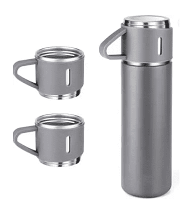 Vaccum flask 500ml with  2 cups