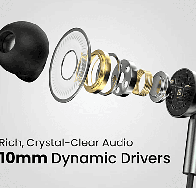 Portronics Conch Tune A Ear Earphone Portronics Conch Tune A Ear Earphone