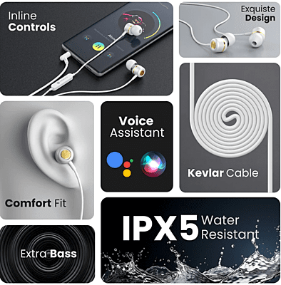 Portronics Conch 10 Wired Earphone Portronics Conch 10 Wired Earphone