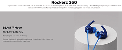 Boat Rockerz 260 Boat Rockerz 260