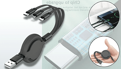 3 in 1 retractable cable 3 in 1 retractable cable