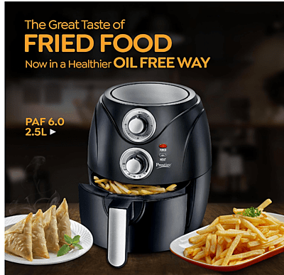 Prestige Electric Air Fryer PAF 6.0 Prestige Electric Air Fryer PAF 6.0