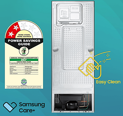 Samsung 236 L, 2 Star, Digital Inverter, Frost Free Double Door Refrigerator
