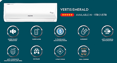 Voltas 1.5 Ton 5 Star Inverter Split AC Voltas 1.5 Ton 5 Star Inverter Split AC