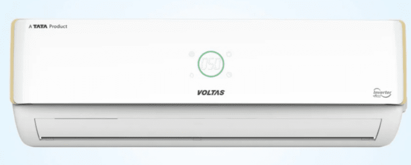 Voltas PureAir Inverter Split AC, 1.5 Ton, 5 Star - 185V Verdant Exotica Voltas PureAir Inverter Split AC, 1.5 Ton, 5 Star - 185V Verdant Exotica