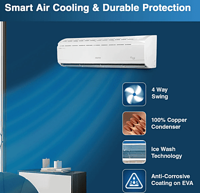 Voltas Heavy Duty Inverter Split AC, 2 Ton, 5 Star - 245V Venus Plus Voltas Heavy Duty Inverter Split AC, 2 Ton, 5 Star - 245V Venus Plus