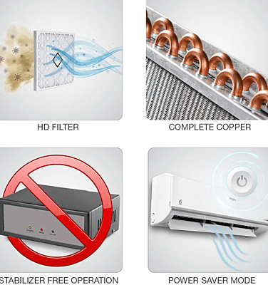Whirlpool Supremecool 1.0T 5 Star Xpand Inverter Split Air Conditioner Whirlpool Supremecool 1.0T 5 Star Xpand Inverter Split Air Conditioner