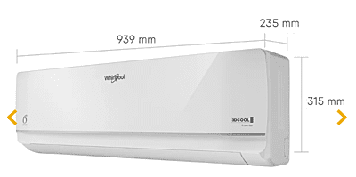 Whirlpool 3DCool 1.5T 5 Star Xpand Inverter Split Air Conditioner Whirlpool 3DCool 1.5T 5 Star Xpand Inverter Split Air Conditioner