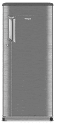 Whirlpool Icemagic Powercool 184L 3 Star Single-Door Refrigerator - Steel Whirlpool Icemagic Powercool 184L 3 Star Single-Door Refrigerator - Steel
