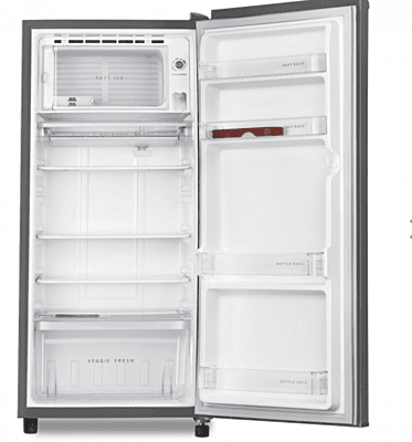 Whirlpool Icemagic Powercool 184L 3 Star Single-Door Refrigerator - Steel Whirlpool Icemagic Powercool 184L 3 Star Single-Door Refrigerator - Steel