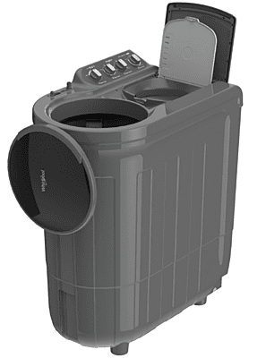 Whirlpool Ace Super Soak 7.5kg 5 Star Semi-Automatic Washing Machine Whirlpool Ace Super Soak 7.5kg 5 Star Semi-Automatic Washing Machine
